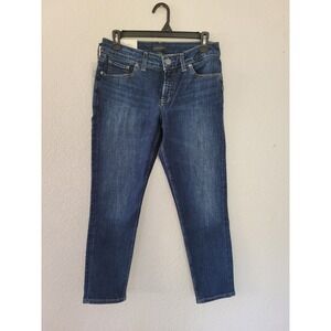 Silver Jeans‎ Suki Skinny Crop Mid Rise Curvy Indigo Wash Denim Jeans 29x25 #18